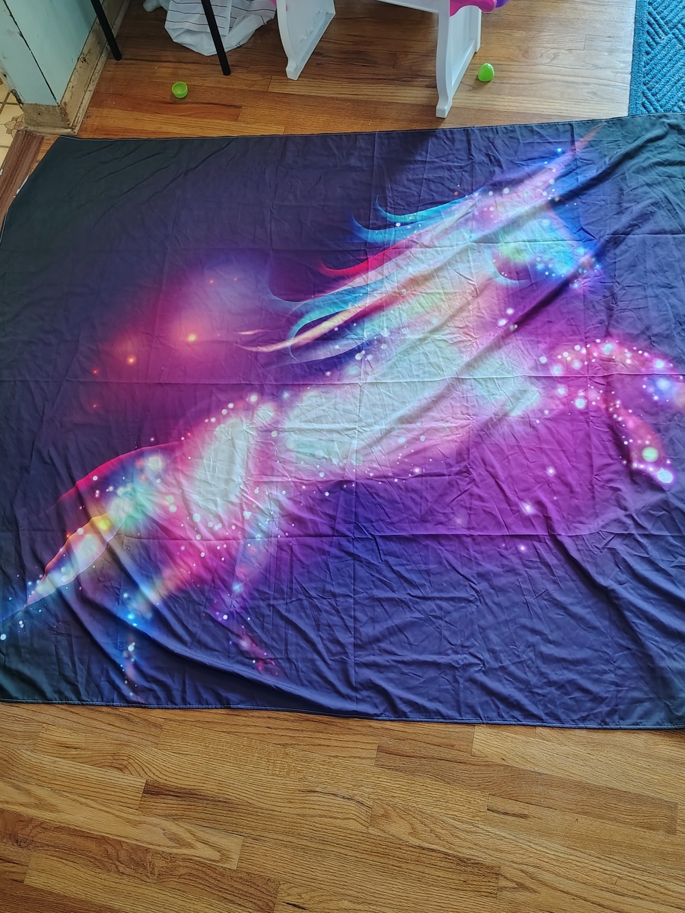 80" x 60" Unicorn Wall Tapestry Fabric Decor – Magical Fantasy Room Decoration